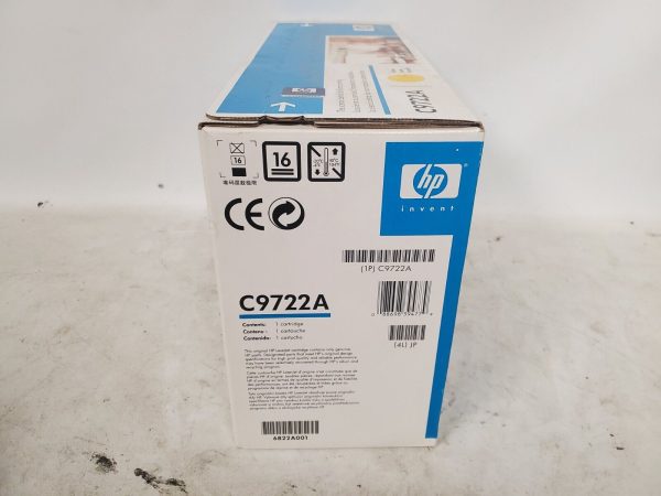 NEW HP C9722A Yellow Toner Cartridge for Color LaserJet 4600 4610 4650 Online