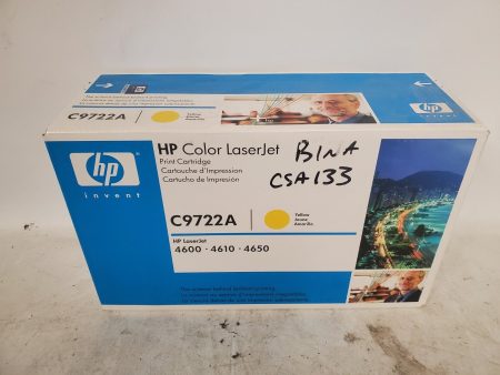 NEW HP C9722A Yellow Toner Cartridge for Color LaserJet 4600 4610 4650 Online