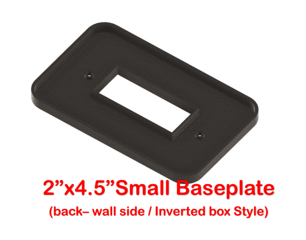 Small Inverted Box Baseplate 2-1 2in x 4in for Adjustable Swivel Mounts Online