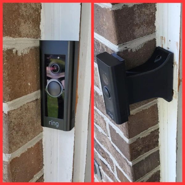 Arlo 2k Gen2 Video Doorbell Brick Extension - 9 16in Wide Base -  Offset Extend Over Side of Brick Online Sale