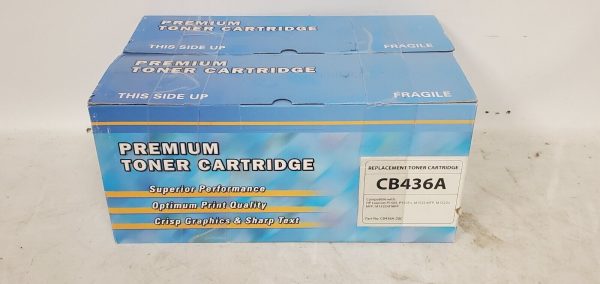 NEW Double Pack Premium Toner Cartridge CB436A for LaserJet P1505 M1522 36A Cheap