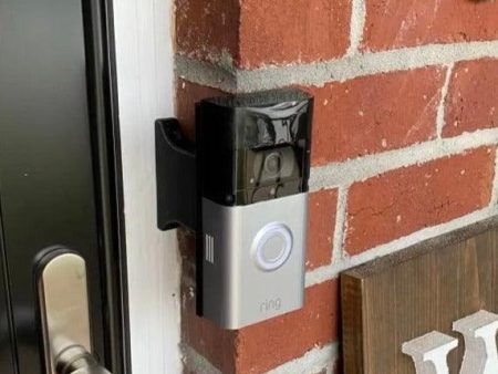 Ring Doorbell 4 Brick Extension - 9 16in Wide - FULL Offset Over Brick Away from Door Discount