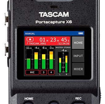 TASCAM Portacapture X6 32-Bit Float Portable Audio Recorder Online now