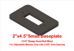 Small Inverted Box Baseplate 2-1 2in x 4in for Adjustable Swivel Mounts Online