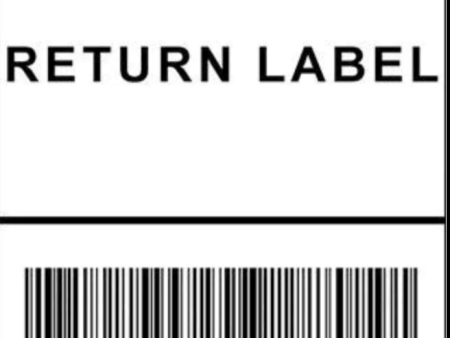 Shipping Label for Wrongly Ordered Items Supply