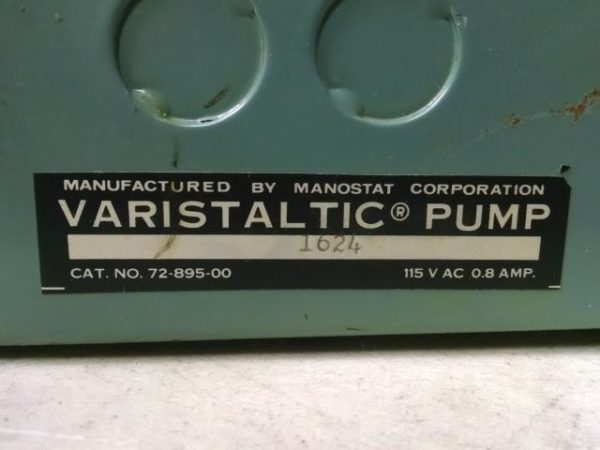 Manostat Varistaltic Pump No. 72-895-00 115v AC 0.8 AMP on Sale