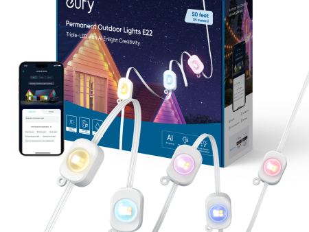 eufy Permanent Outdoor Lights E22（50ft with 30 lights） Cheap