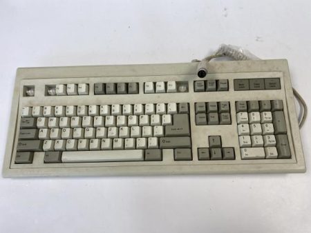 Lite-On SK8801 Vintage Beige Full Size Mechanical Computer Keyboard Missing Keys on Sale