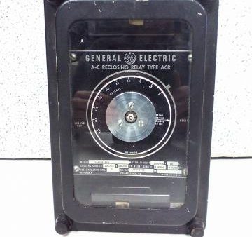 General Electric 12ACR11E1A Vintage Reclosing Relay on Sale