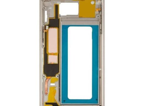 For Samsung Galaxy S7 Edge Replacement Midframe Chassis (Gold) Online