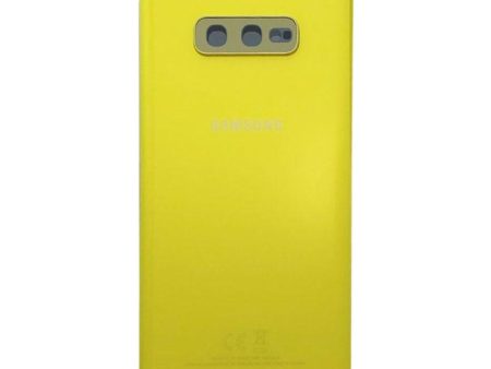 Samsung Service Part Galaxy S10E G970 Replacement Battery Cover (Canary Yellow) GH82-18452G For Sale