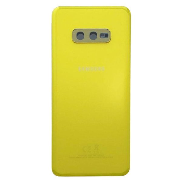 Samsung Service Part Galaxy S10E G970 Replacement Battery Cover (Canary Yellow) GH82-18452G For Sale