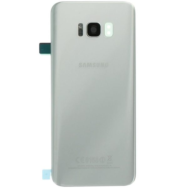 Samsung Service Part Galaxy S8 Plus G955 Replacement Battery Cover (Arctic Silver) GH82-14015B on Sale