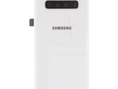 Samsung Service Part Galaxy S10 Plus G975 Replacement Battery Cover (Ceramic White) GH82-18869B on Sale